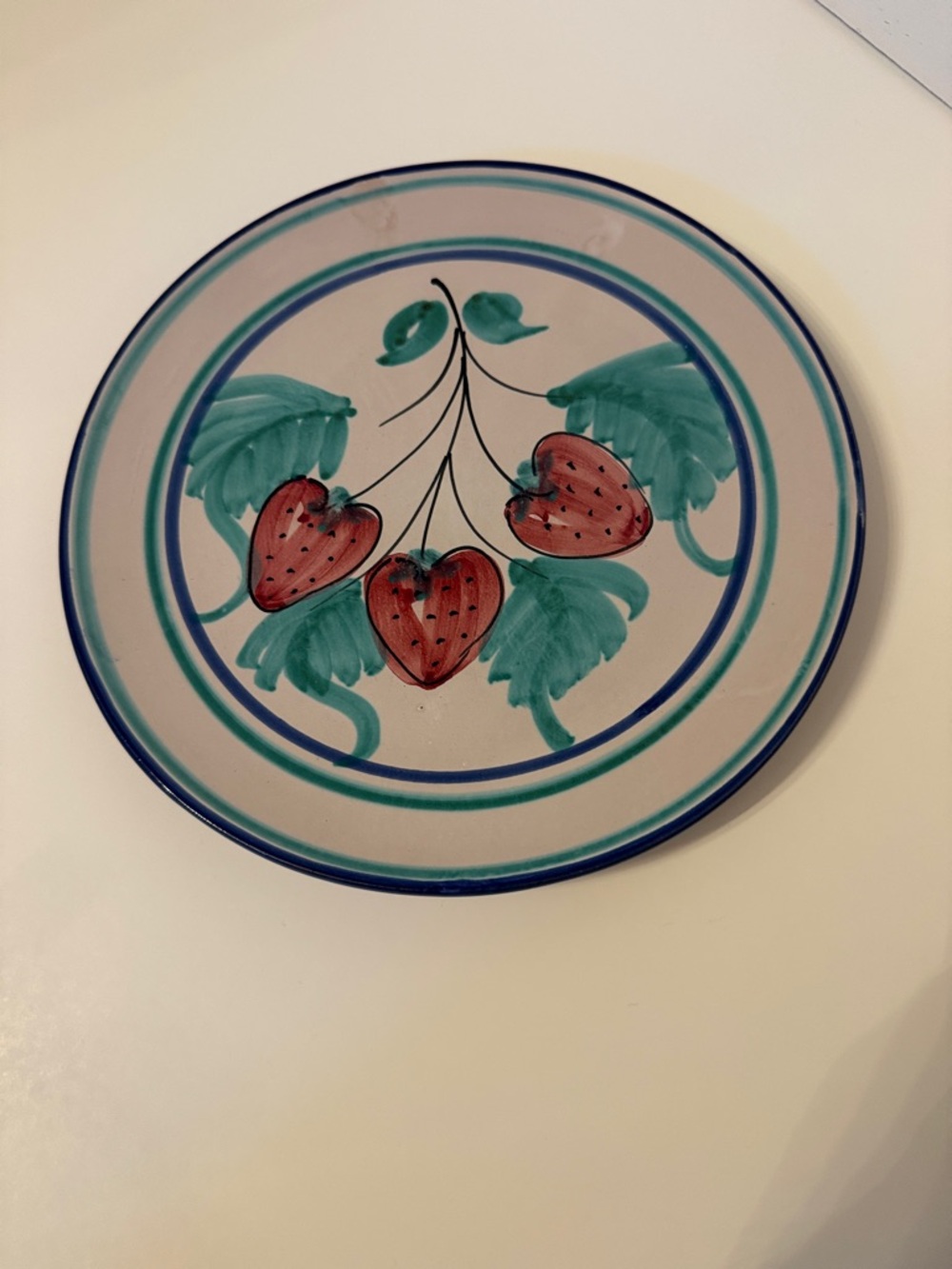 VIETRI BUON GIORNO STRAWBERRY DINNER PLATE 9 7/8” ITALY HOME DINING DINNERWARE